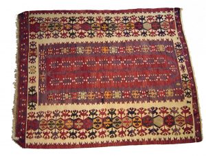 Kilim-dAnatolie-ADANA-Ref-2319B149x122-circa-1940-50-Tres-beau-kilim-excellent-etat-et-qualite.-3200E