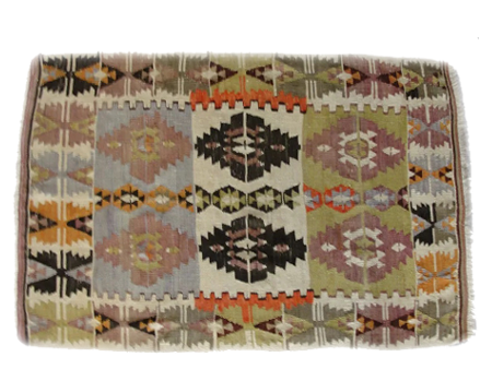 Ancien Kilim d'Anatolie NIGDE 134x092 cm